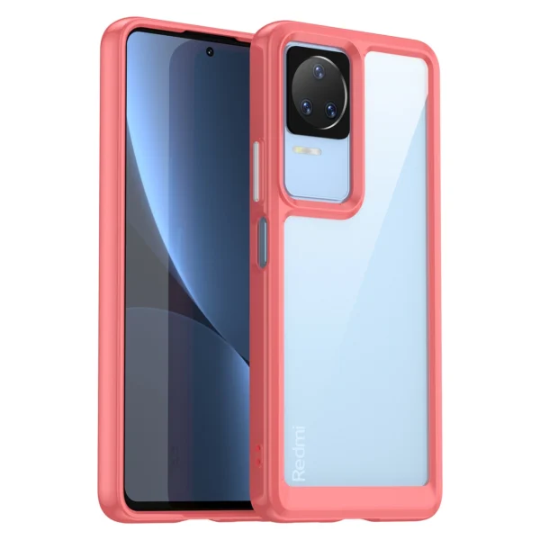 Outer Space Case Xiaomi Poco F4 5G cover with a flexible frame redeng