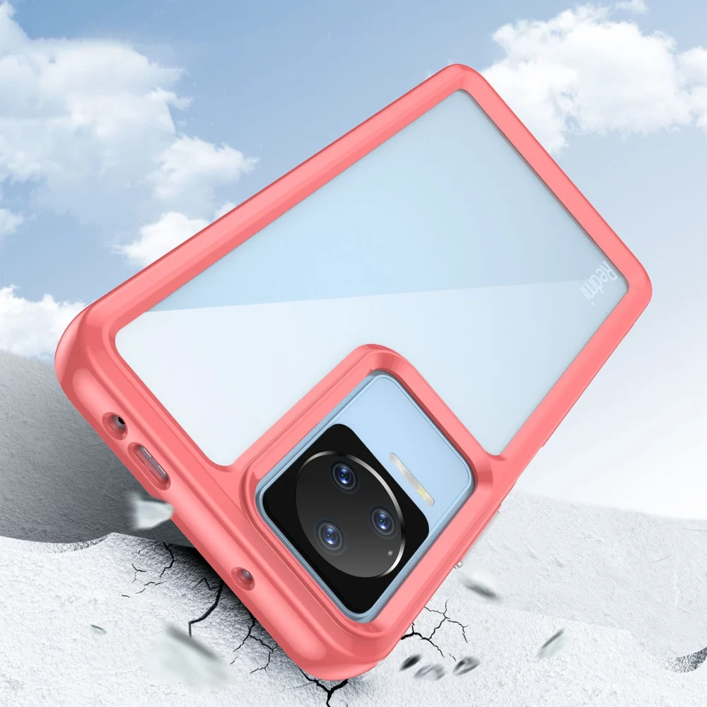 Outer Space Case Xiaomi Poco F4 5G cover with a flexible frame redeng