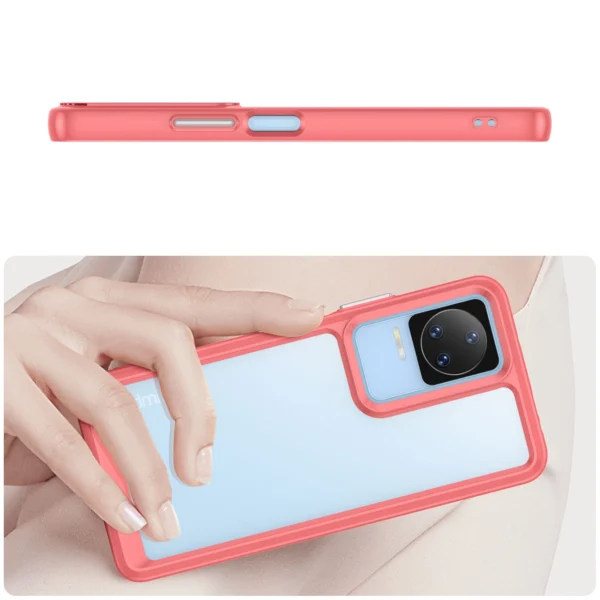 Outer Space Case Xiaomi Poco F4 5G cover with a flexible frame redeng