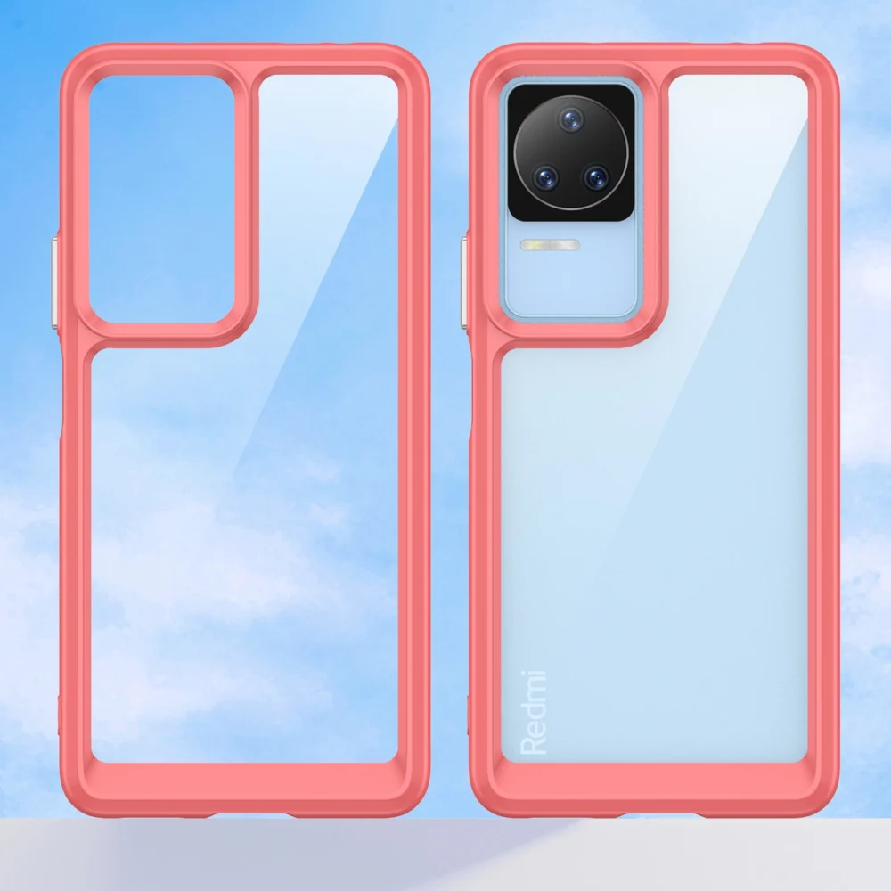 Outer Space Case Xiaomi Poco F4 5G cover with a flexible frame redeng