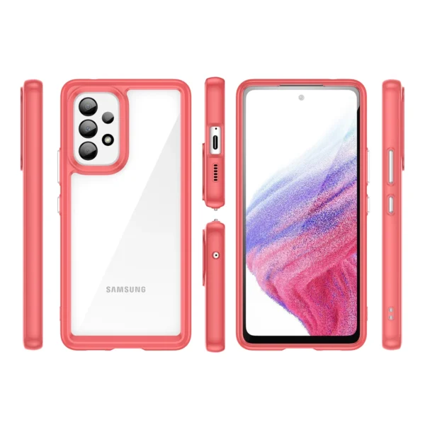 Outer Space Case for Samsung Galaxy A53 5G cover with a flexible frame redeng