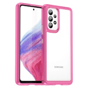 Outer Space Case for Samsung Galaxy A53 5G cover with a flexible frame pinkeng