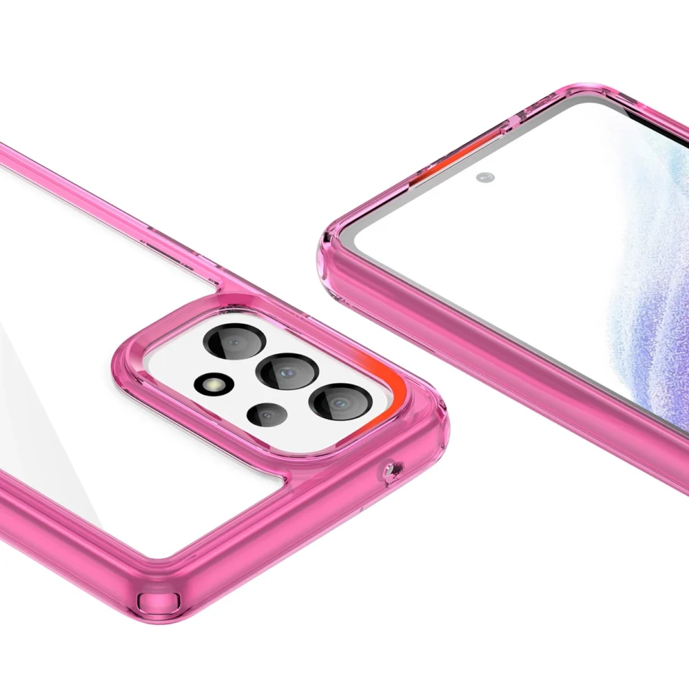 Outer Space Case for Samsung Galaxy A53 5G cover with a flexible frame pinkeng