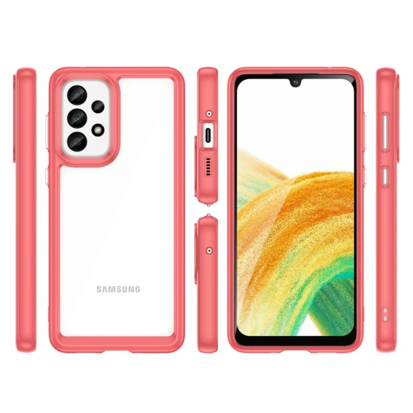Outer Space Case for Samsung Galaxy A33 5G cover with a flexible frame redeng