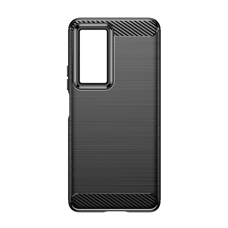 Carbon Case for Xiaomi Poco F4 5G flexible silicone carbon cover blackeng