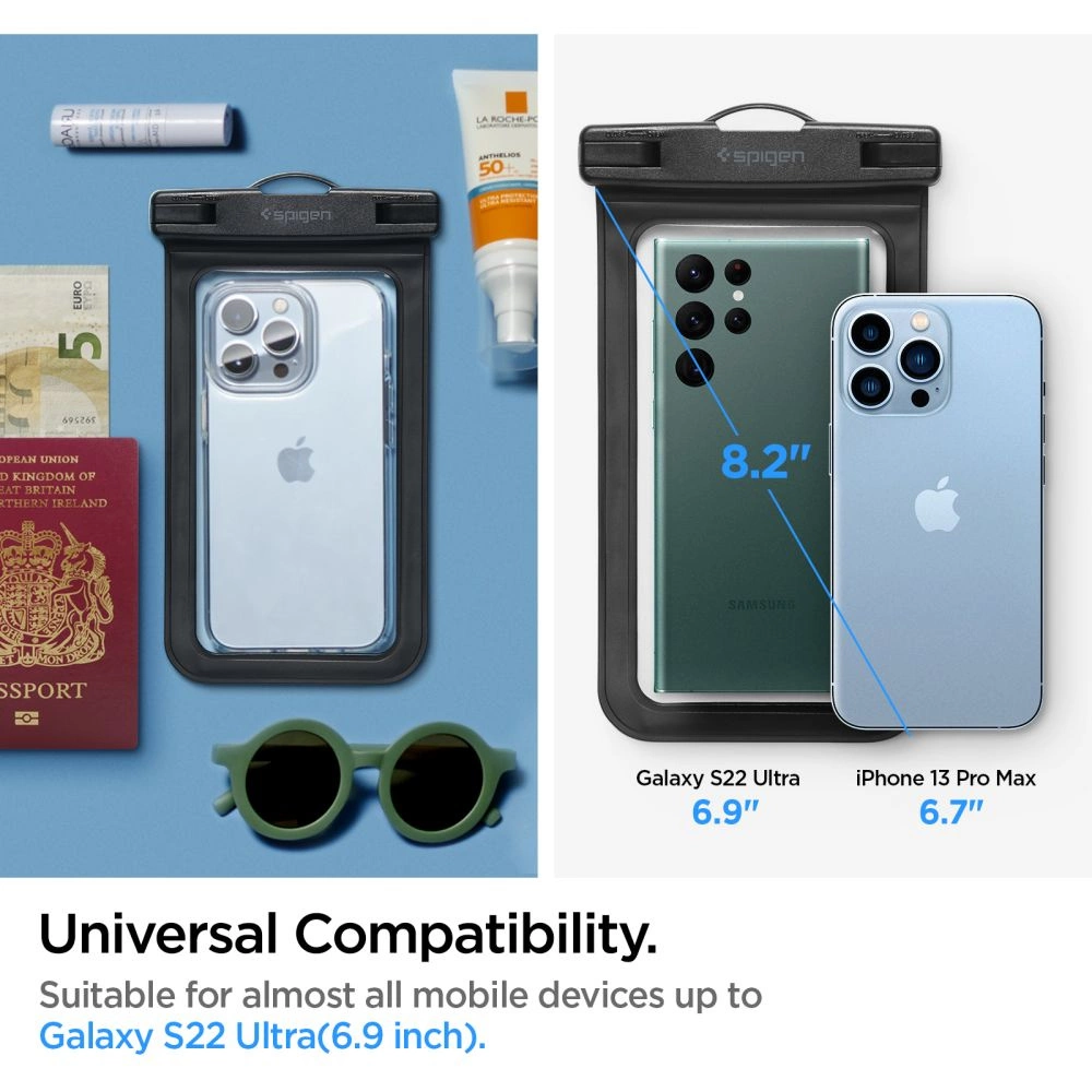 Spigen Aqua Shield A601 case waterproof IPX8 - blackeng