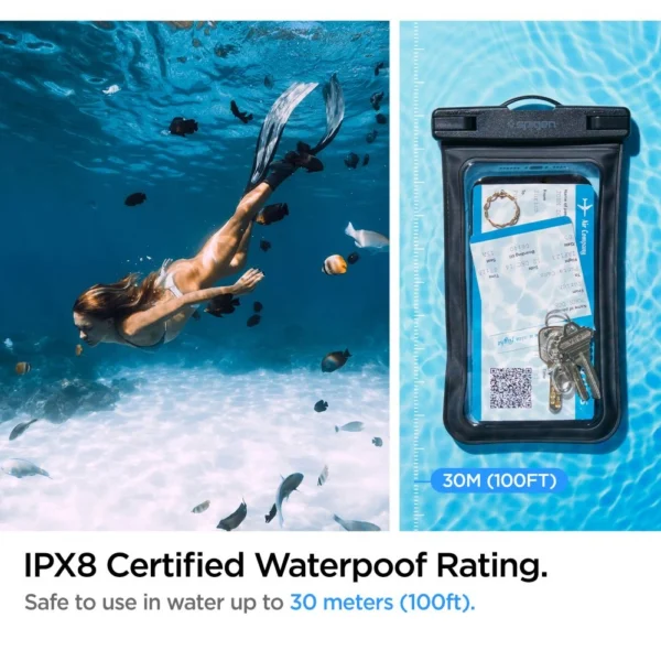 Spigen Aqua Shield A601 case waterproof IPX8 - blackeng