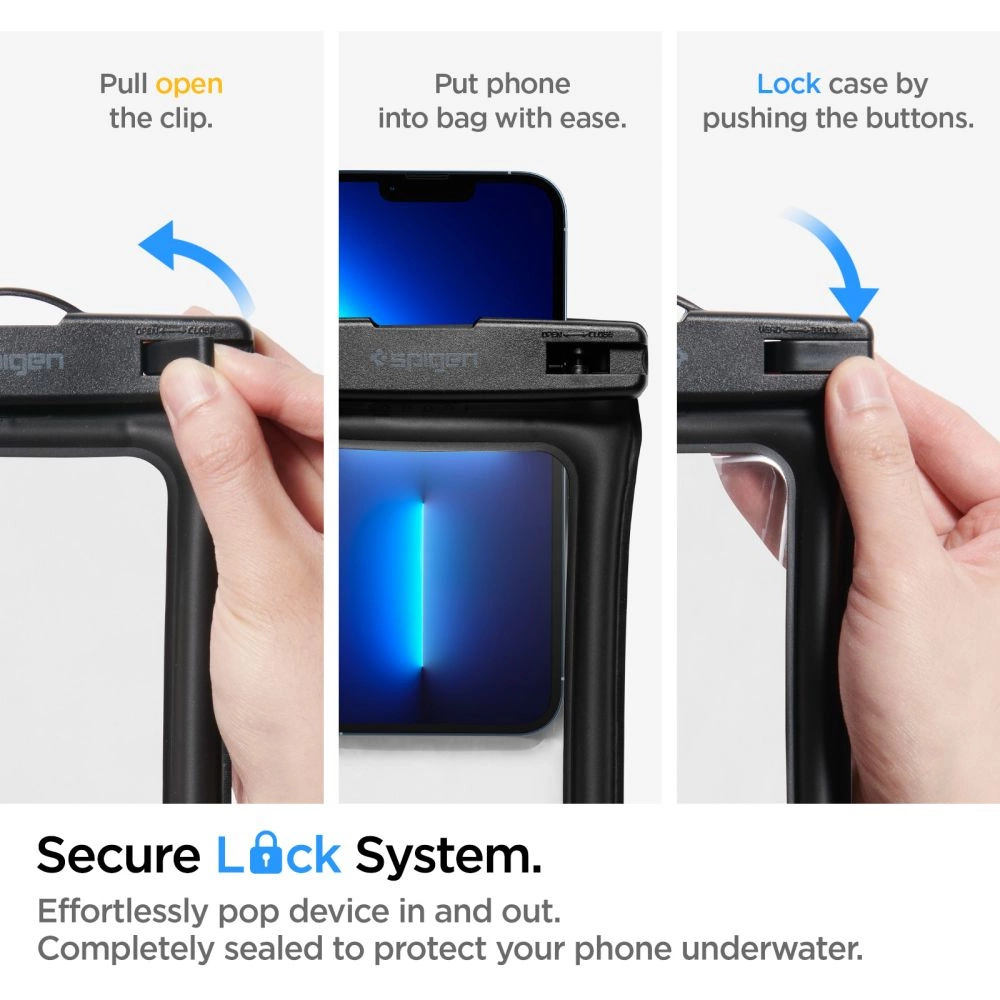 Spigen Aqua Shield A610 Case Waterproof Floating on Water - Blackeng
