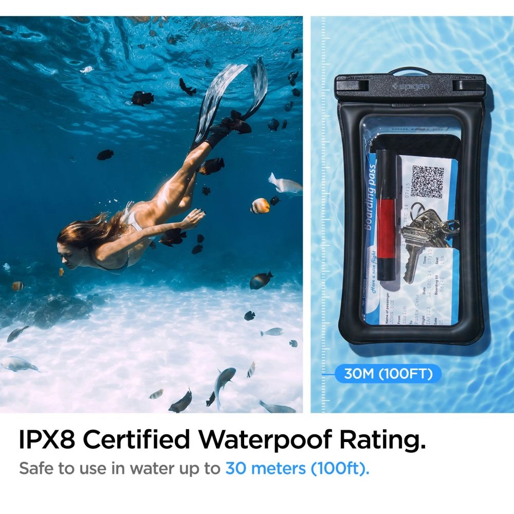 Spigen Aqua Shield A610 Case Waterproof Floating on Water - Blackeng