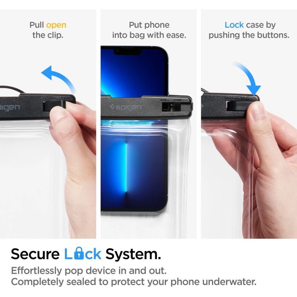 Spigen Aqua Shield A610 Case Waterproof Floating on Water - Transparenteng