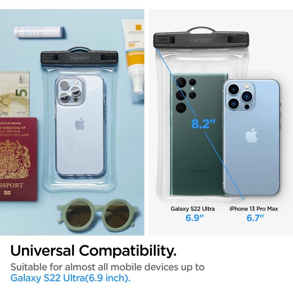 Spigen Aqua Shield A610 Case Waterproof Floating on Water - Transparenteng