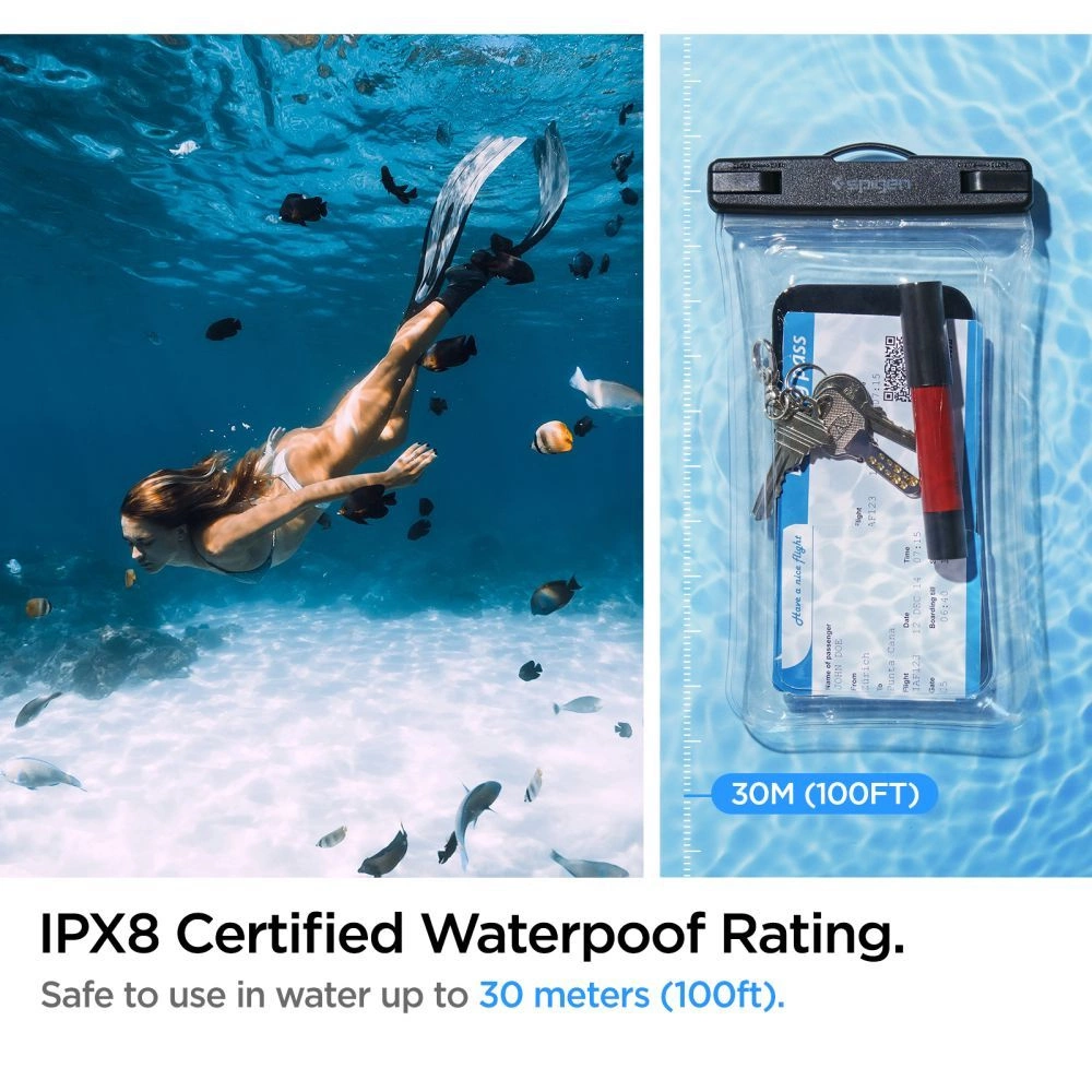 Spigen Aqua Shield A610 Case Waterproof Floating on Water - Transparenteng