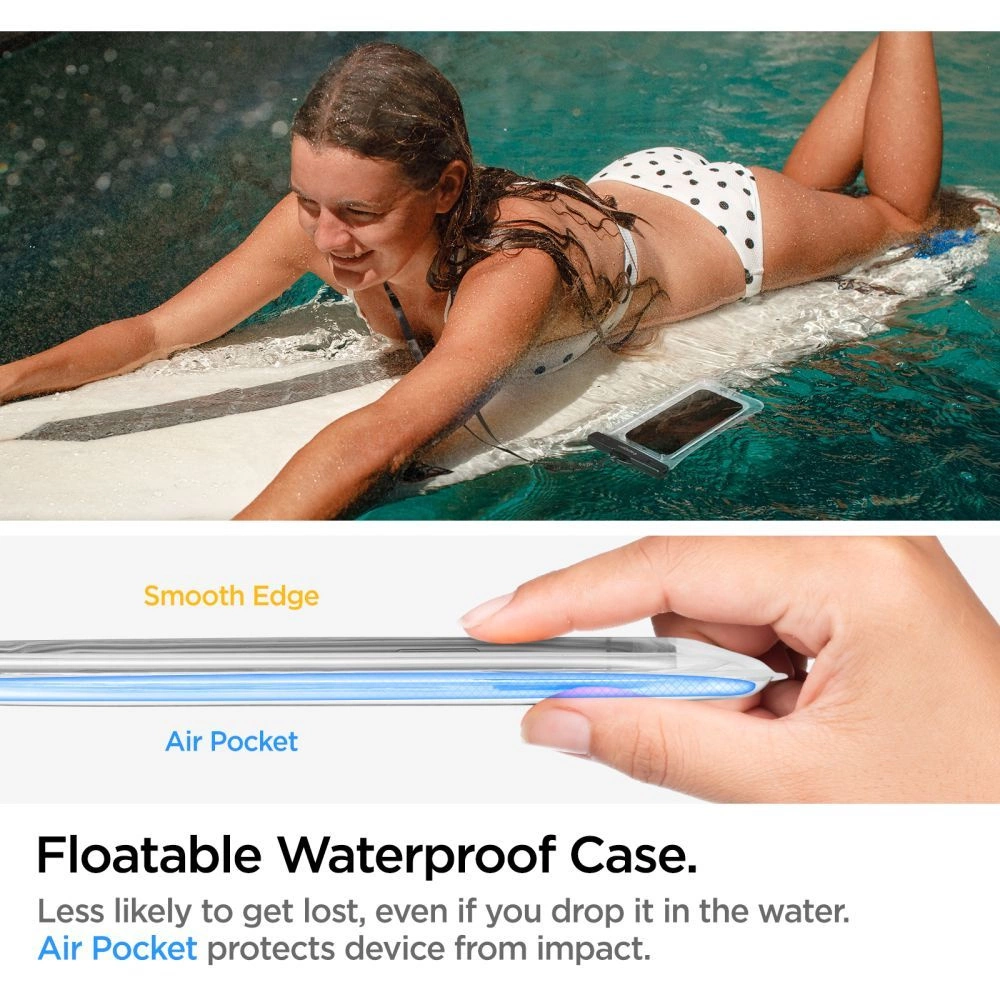 Spigen Aqua Shield A610 Case Waterproof Floating on Water - Transparenteng