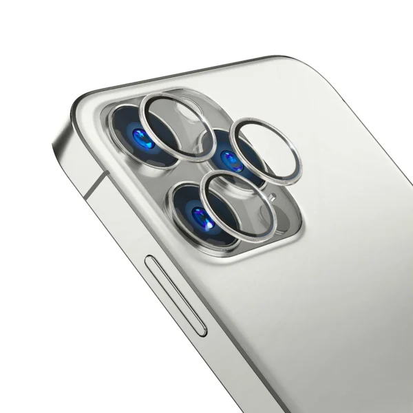 Camera Glass for iPhone 14 Pro Max / 14 Pro 9H for 3mk Lens Protection Pro Series Lens - Silvereng