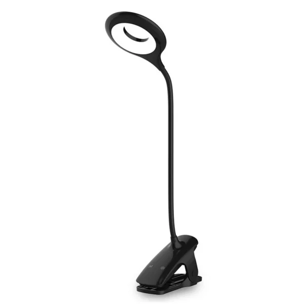 [RETURNED ITEM] Wireless LED reading lamp with clip + black micro USB cableeng