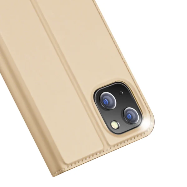 Dux Ducis Skin Pro Holster Flip Cover for iPhone 14 Plus goldeng