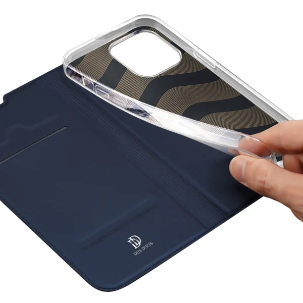 Dux Ducis Skin Pro Holster Flip Cover for iPhone 14 Pro Max blueeng