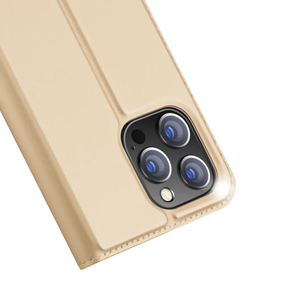 Dux Ducis Skin Pro Holster Flip Cover for iPhone 14 Pro Max goldeng