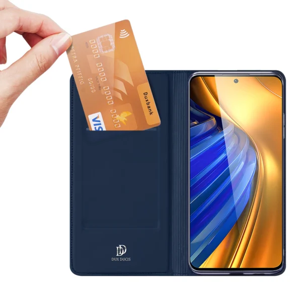 Dux Ducis Skin Pro Holster Cover Flip Cover for Xiaomi Poco F4 5G blueeng