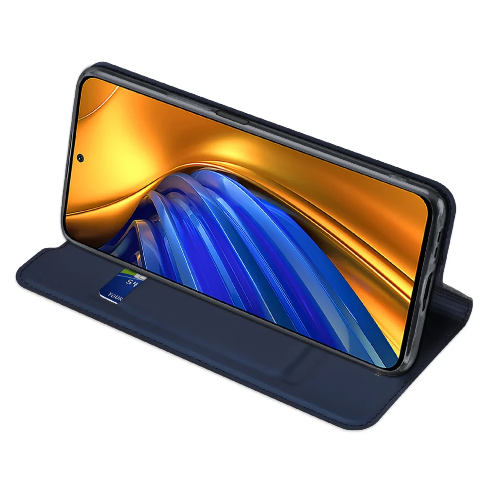 Dux Ducis Skin Pro Holster Cover Flip Cover for Xiaomi Poco F4 5G blueeng