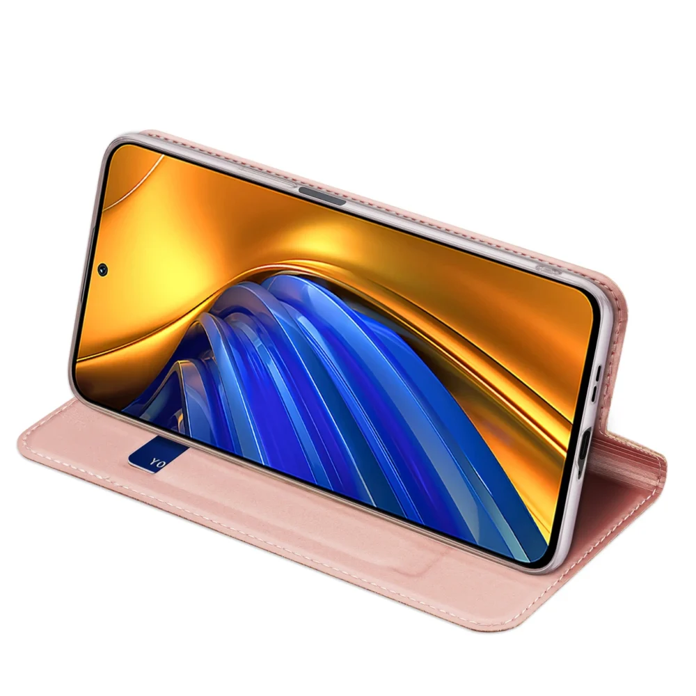 Dux Ducis Skin Pro Holster Cover Flip Cover for Xiaomi Poco F4 5G pinkeng