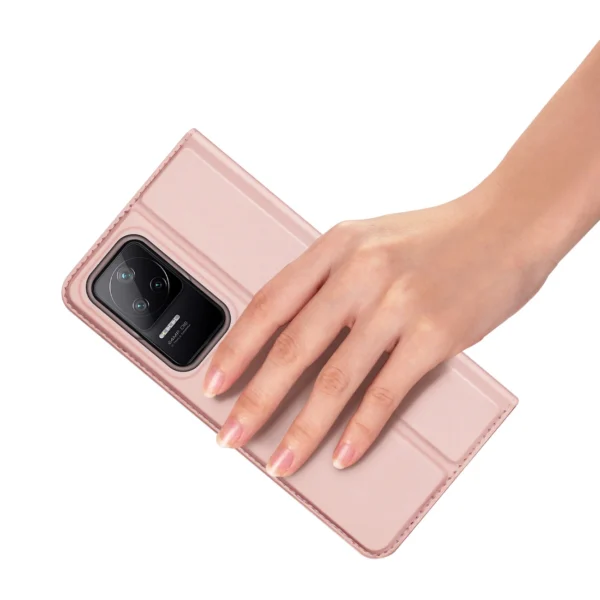 Dux Ducis Skin Pro Holster Cover Flip Cover for Xiaomi Poco F4 5G pinkeng