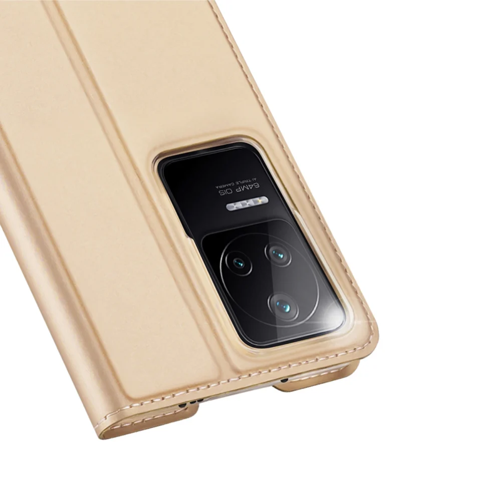 Dux Ducis Skin Pro Holster Cover Flip Cover for Xiaomi Poco F4 5G goldeng