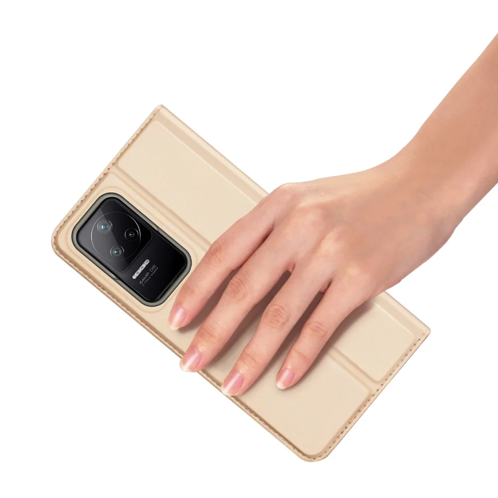 Dux Ducis Skin Pro Holster Cover Flip Cover for Xiaomi Poco F4 5G goldeng