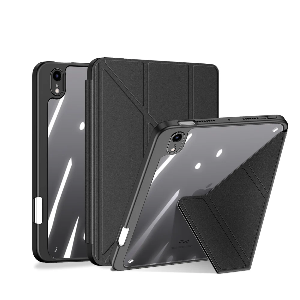 Dux Ducis Magi case for iPad mini 2021 smart cover with stand and storage for Apple Pencil blackeng
