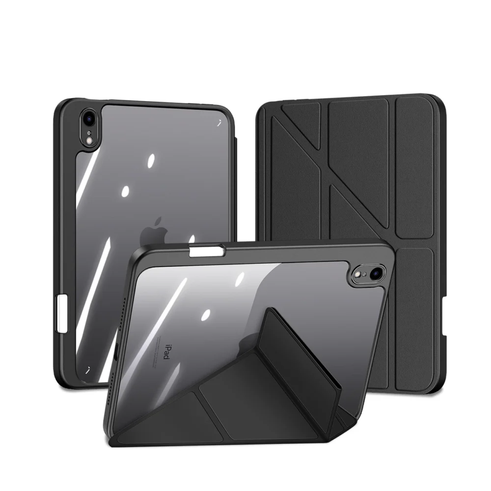 Dux Ducis Magi case for iPad mini 2021 smart cover with stand and storage for Apple Pencil blackeng