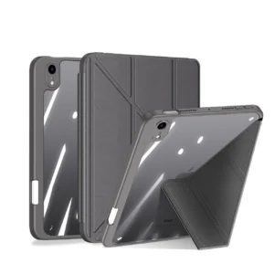 Dux Ducis Magi case for iPad mini 2021 smart cover with stand and storage for Apple Pencil grayeng