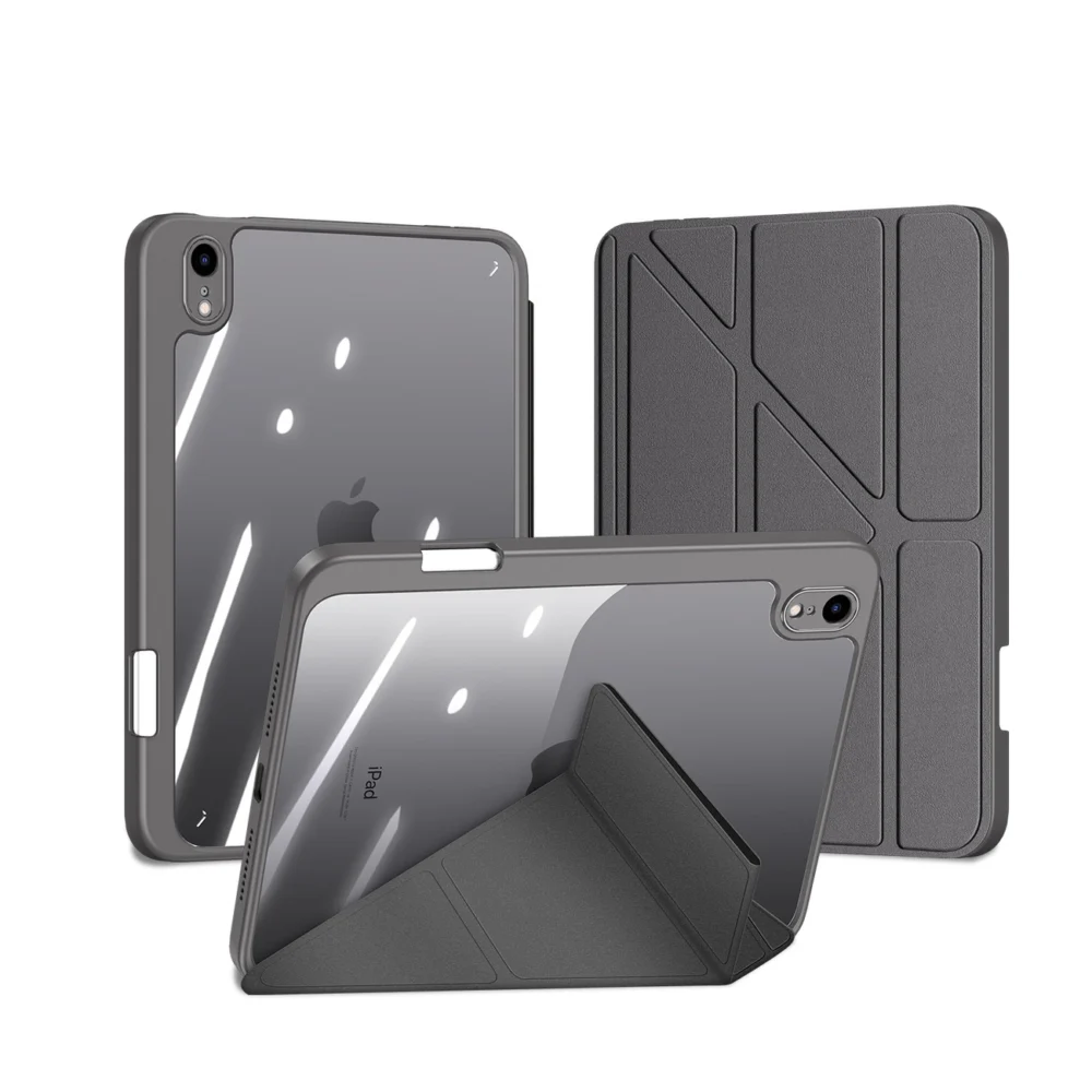 Dux Ducis Magi case for iPad mini 2021 smart cover with stand and storage for Apple Pencil grayeng