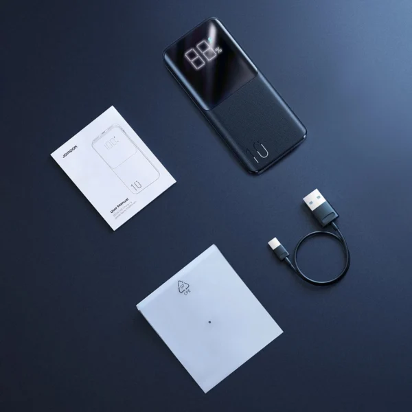 Joyroom power bank 22.5W 10000mAh PD QC3.0 AFC black (JR-QP191)eng