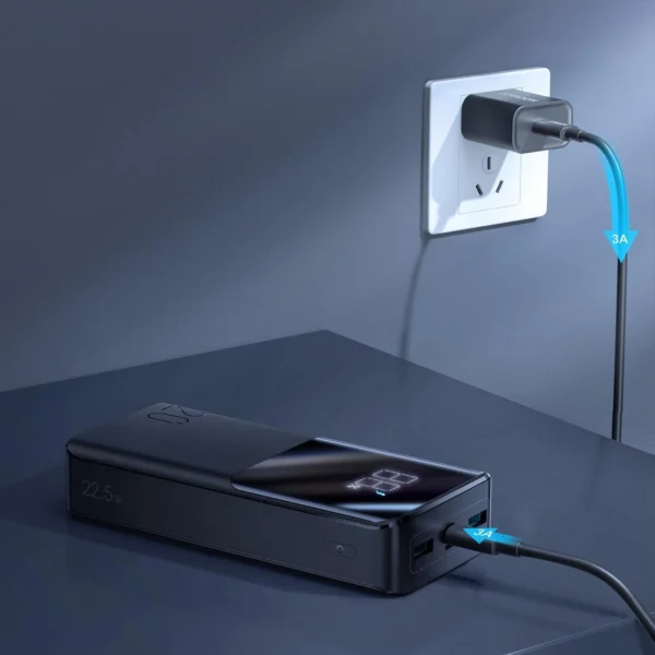 Joyroom powerbank 20000mAh 22.5W PD QC3.0 AFC black (JR-QP192)eng