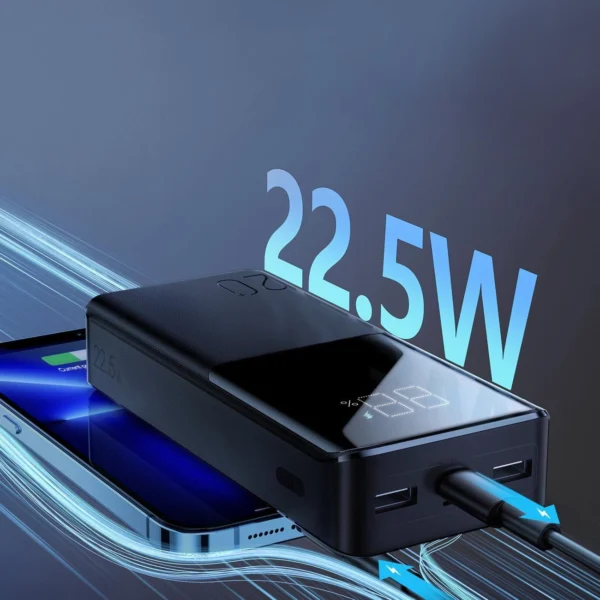 Joyroom powerbank 20000mAh 22.5W PD QC3.0 AFC black (JR-QP192)eng