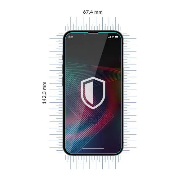 Tempered glass for iPhone 14 Pro Max / 14 Plus hybrid flexi 7H from the 3mk FlexibleGlass serieseng