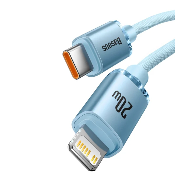 Baseus CAJY001303 Lightning - USB-C PD cable 20W 480Mb/s 1.2m - blueeng