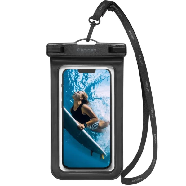 Spigen Spigen Aqua Shield A601 case waterproof IPX8 - black 2 pcs.eng