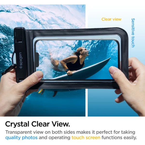 Spigen Spigen Aqua Shield A601 case waterproof IPX8 - black 2 pcs.eng