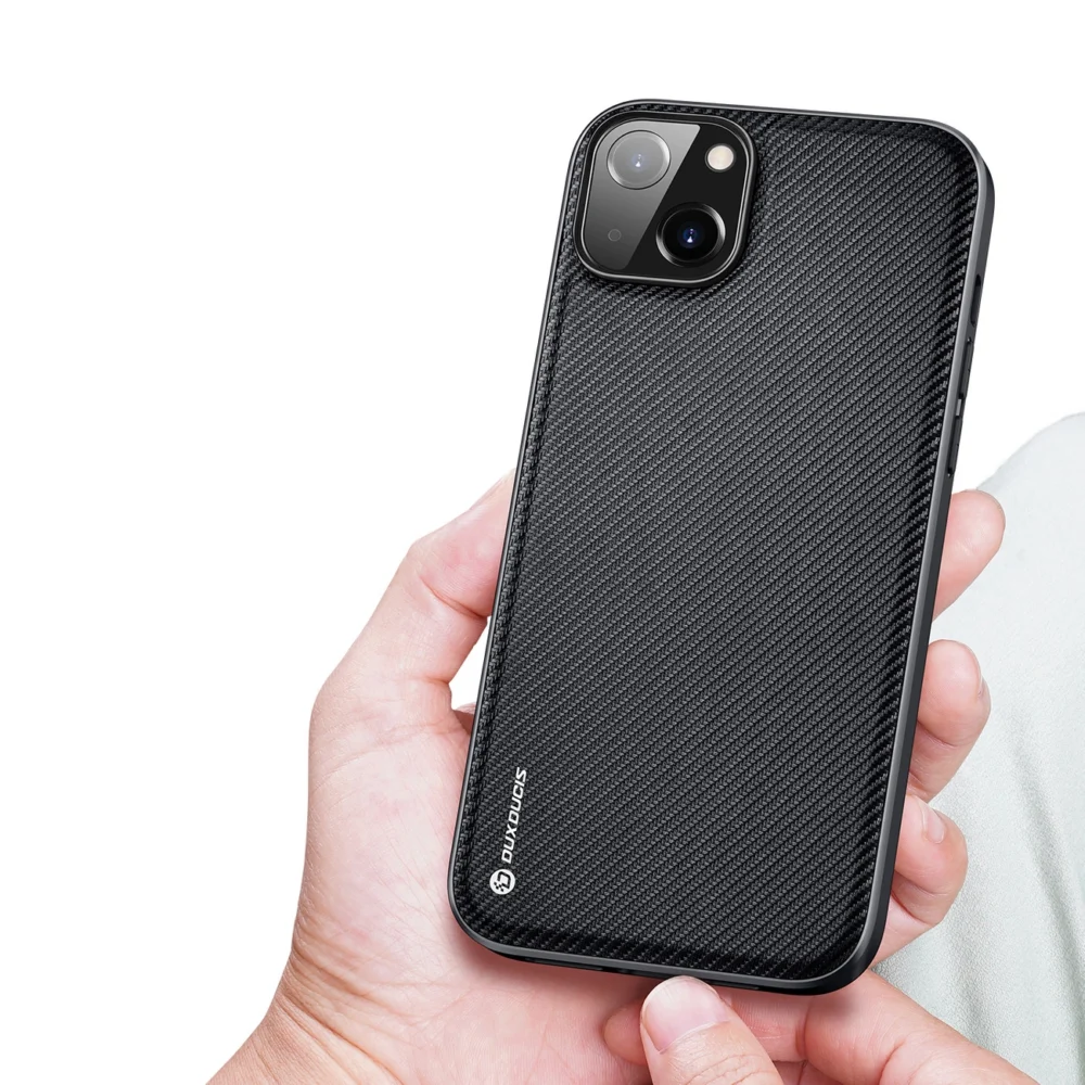 Dux Ducis Fino case cover nylon covered iPhone 14 Plus blackeng