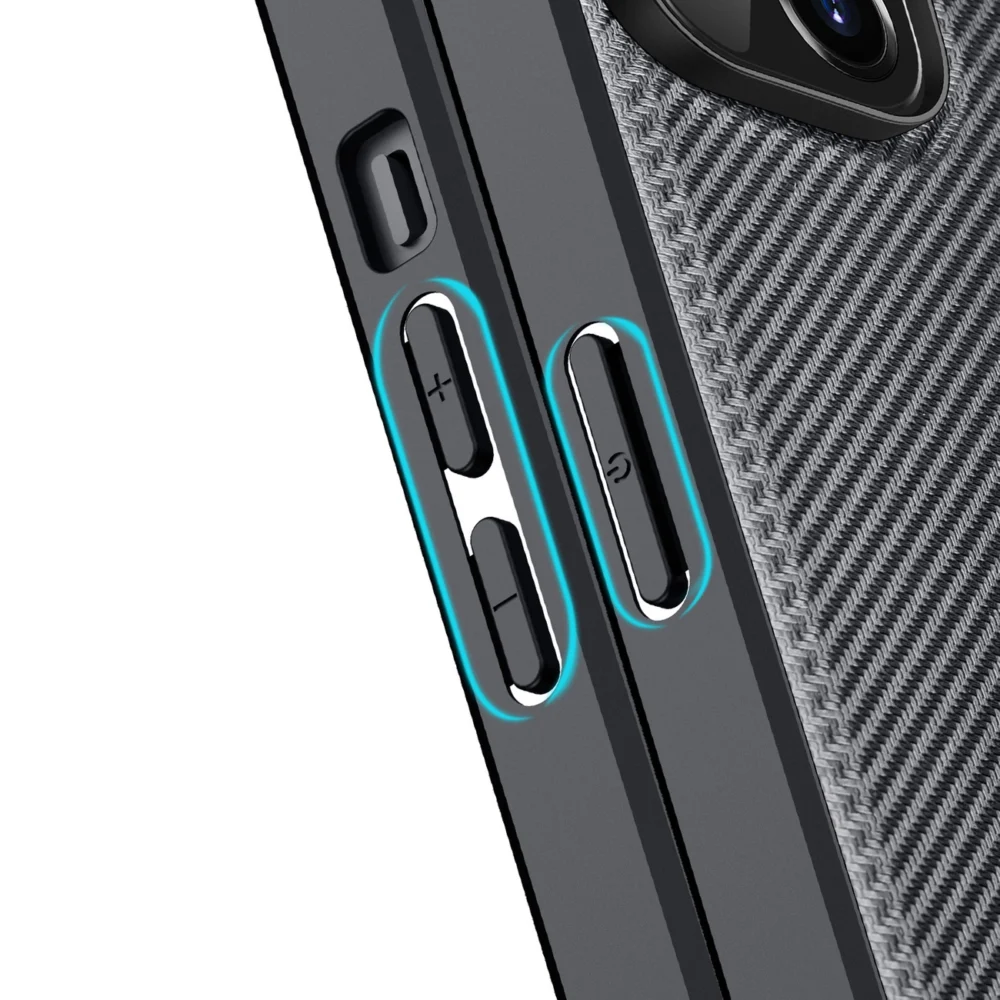 Dux Ducis Fino case cover nylon covered iPhone 14 Plus blackeng