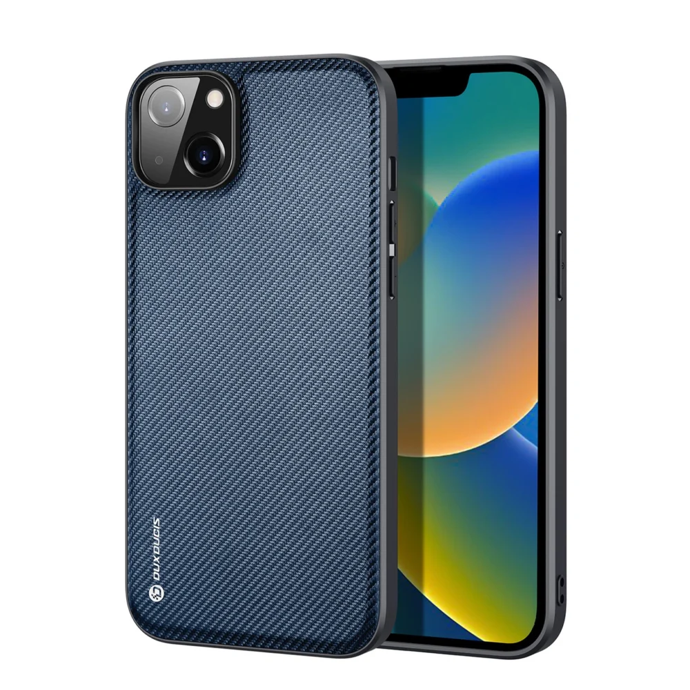 Dux Ducis Fino case cover iPhone 14 Plus blue nyloneng