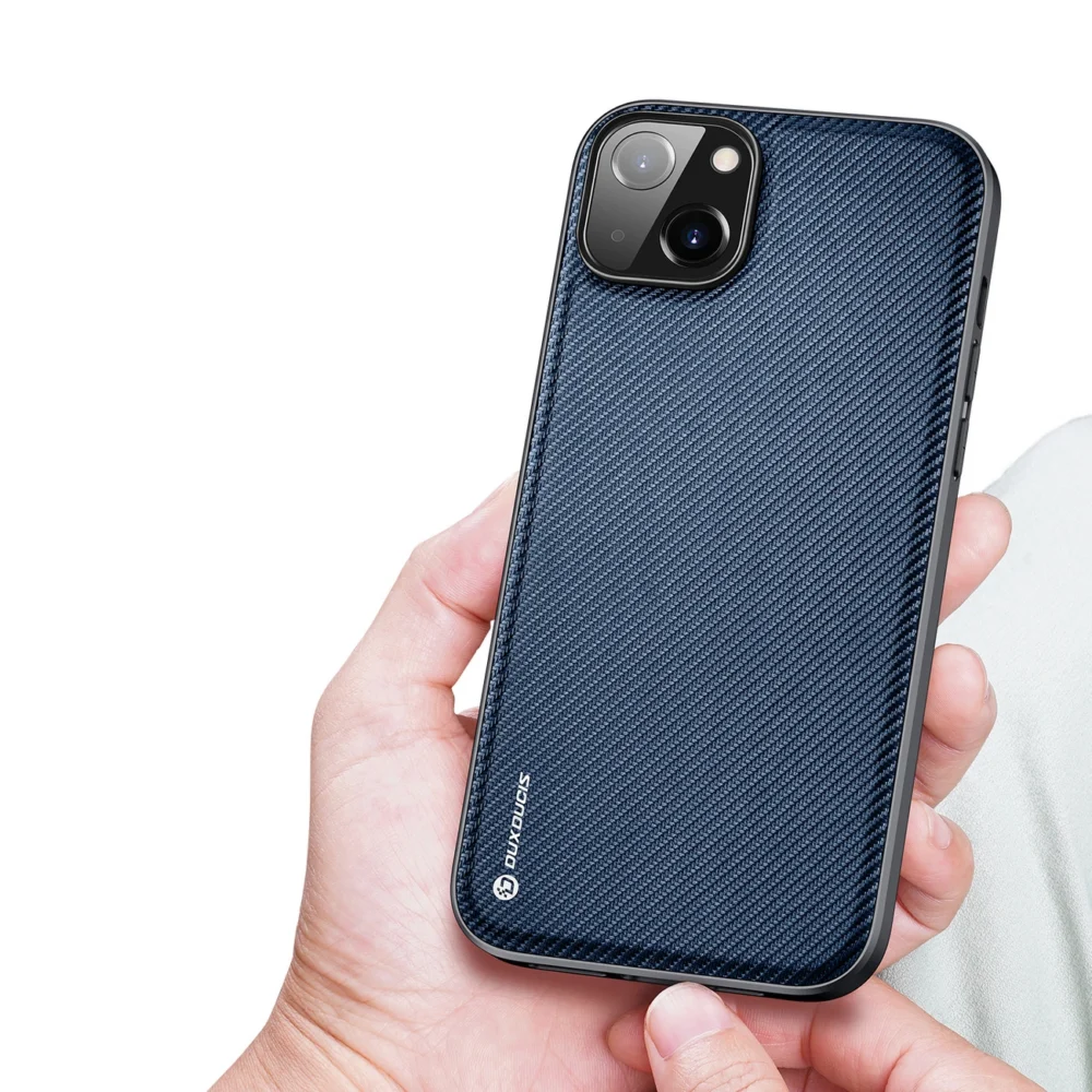 Dux Ducis Fino case cover iPhone 14 Plus blue nyloneng