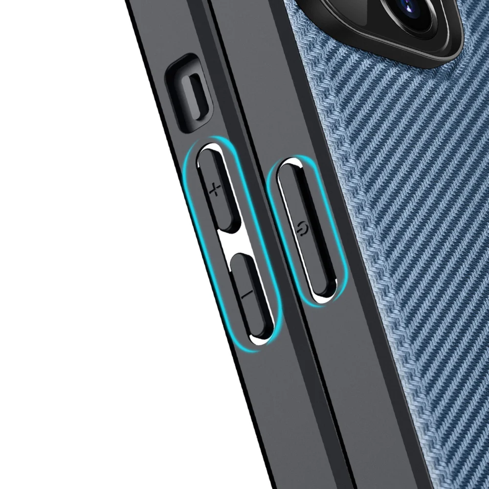 Dux Ducis Fino case cover iPhone 14 Plus blue nyloneng