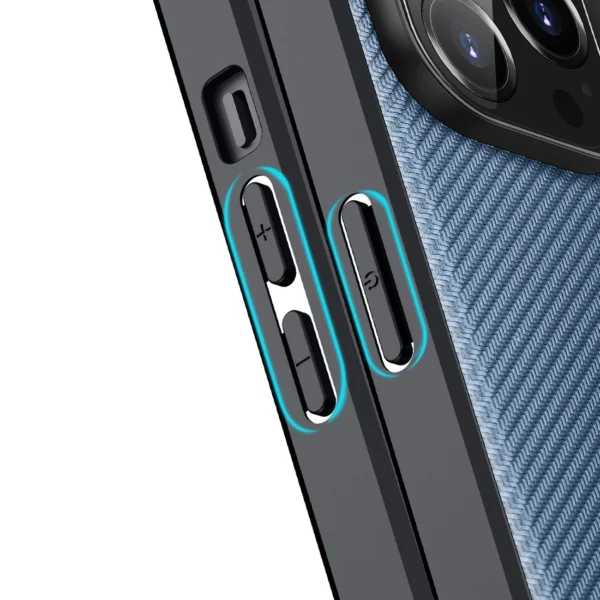 Dux Ducis Fino case cover iPhone 14 Pro blue nyloneng