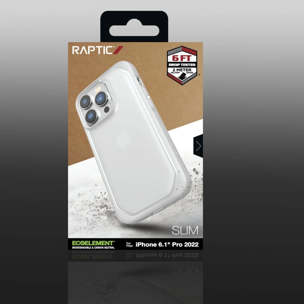 Raptic X-Doria Slim Case iPhone 14 Pro back cover cleareng