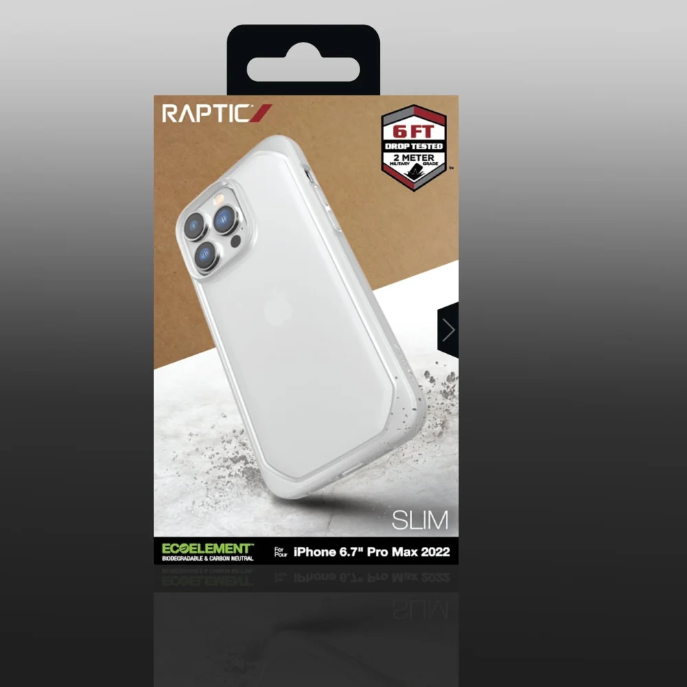 Raptic X-Doria Slim Case iPhone 14 Pro Max back cover transparenteng