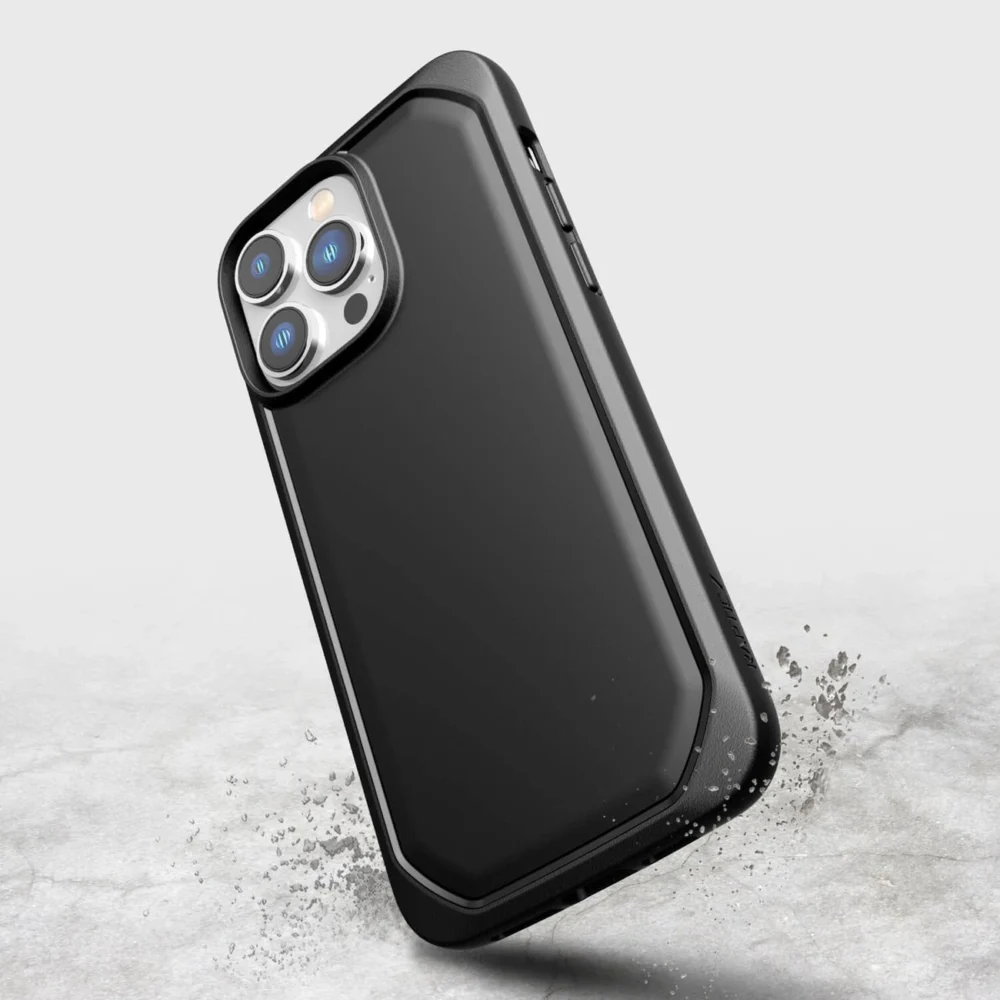 Raptic X-Doria Slim Case iPhone 14 Pro Max back cover blackeng