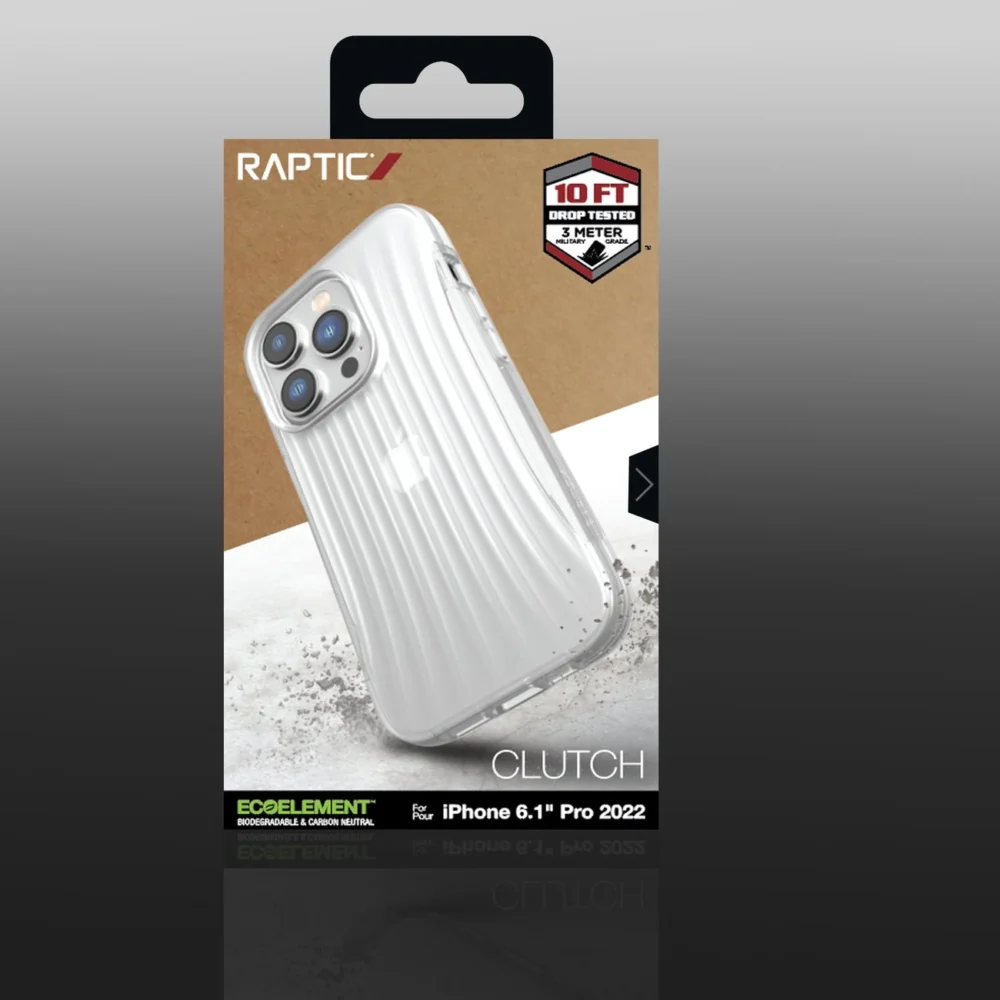 Raptic X-Doria Clutch Case iPhone 14 Pro back cover transparenteng