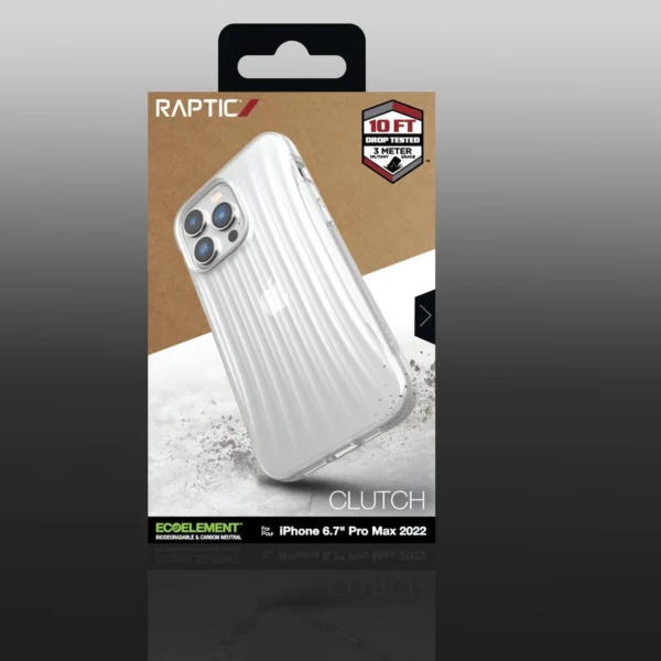 Raptic X-Doria Clutch Case iPhone 14 Pro Max back cover cleareng